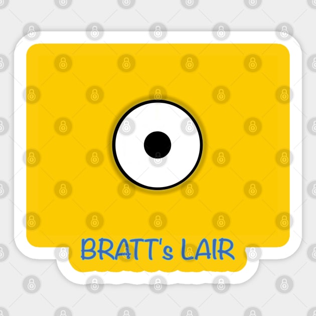 MINI YELLOW BRATT Sticker by LuckYA